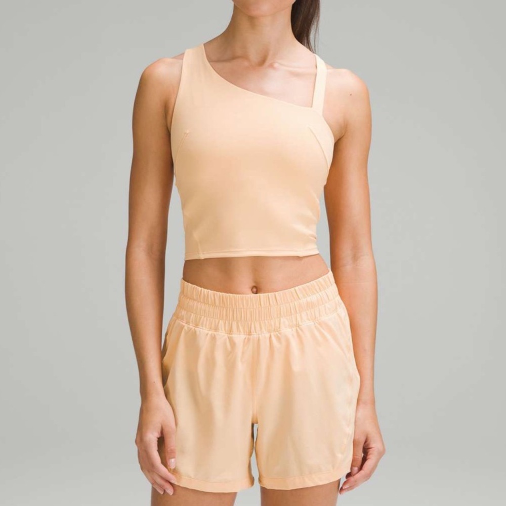lululemon athletica Everlux Asymmetrical Tank Top - Summer Glow Peach